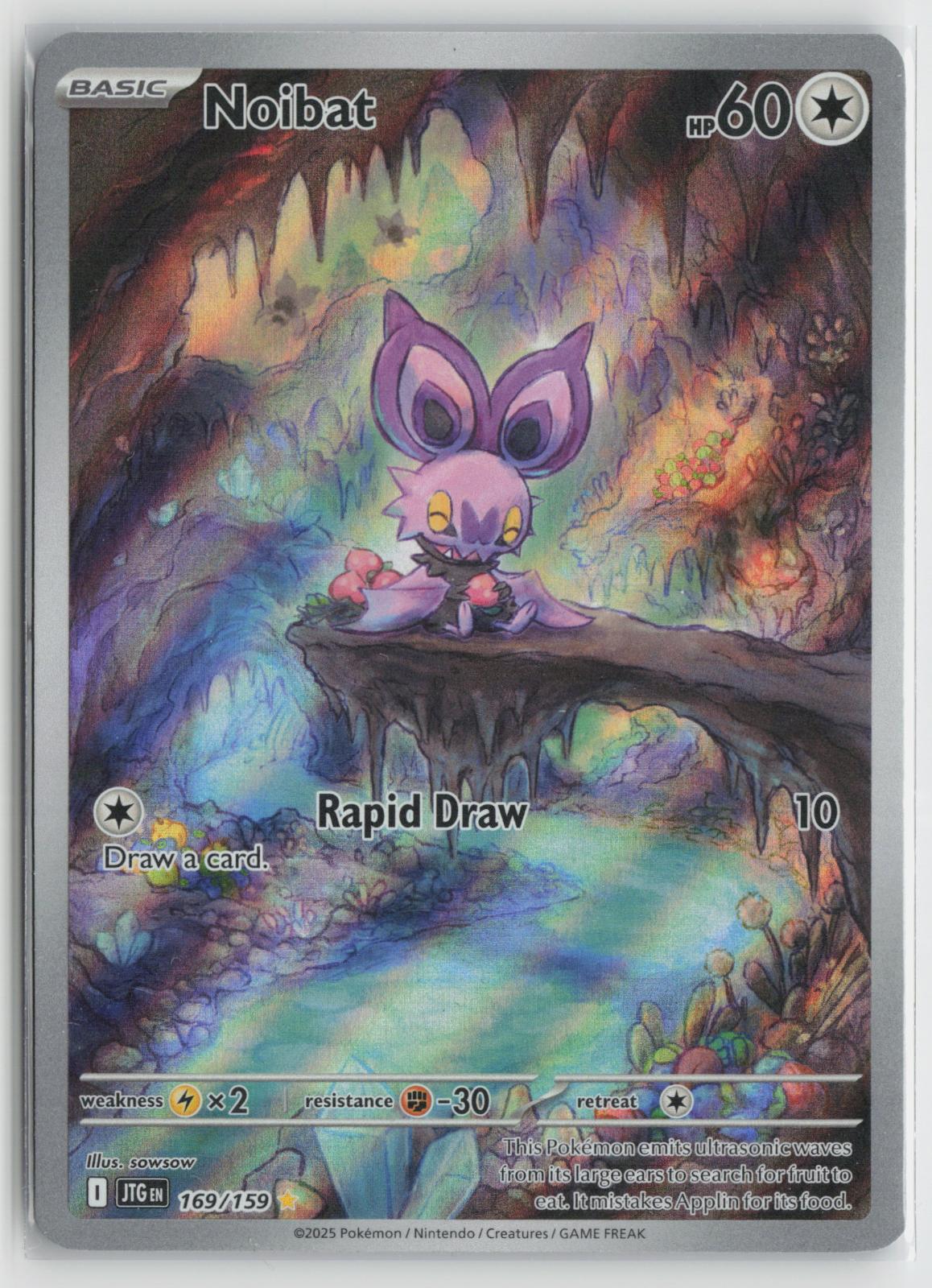 Noibat 169/159 Journey Together NM Illustration Rare Holo Pokemon
