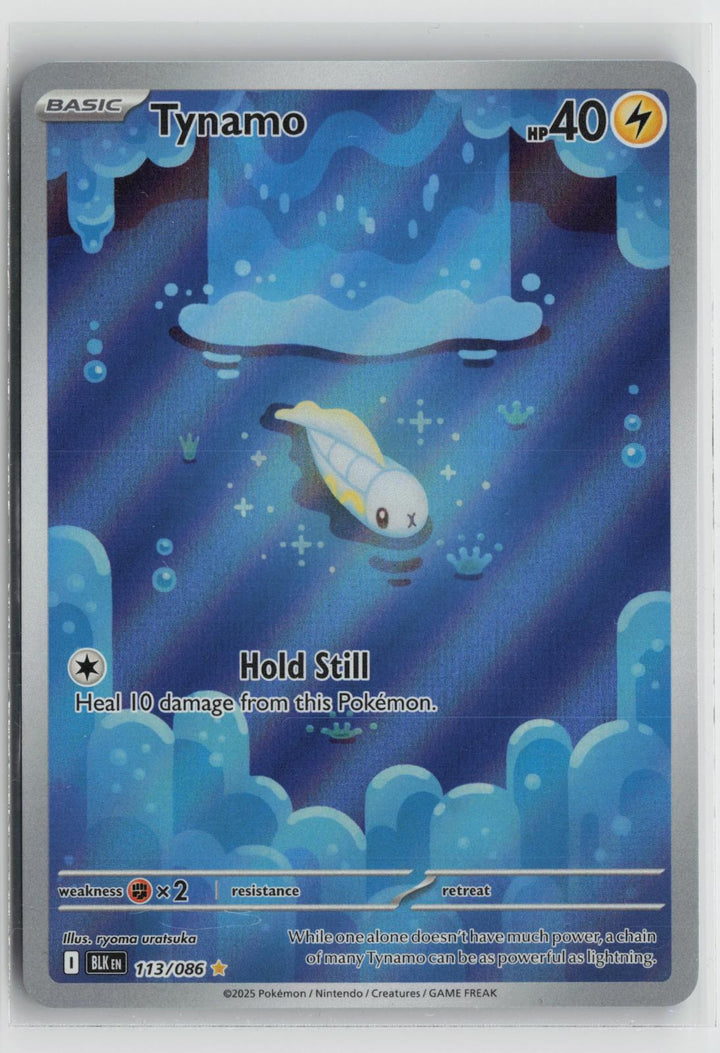 Tynamo 113/086 Black Bolt NM Holo Illustration Rare Pokemon0