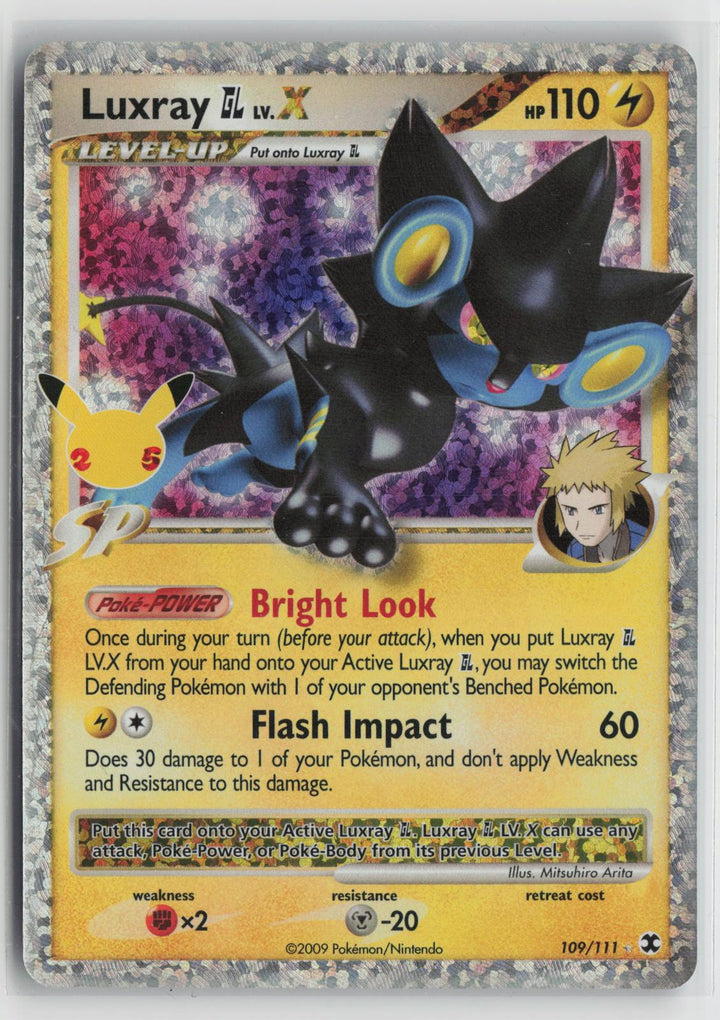 Luxray GL LV.X 109/111 Celebrations: Classic Collection Pokemon NM0