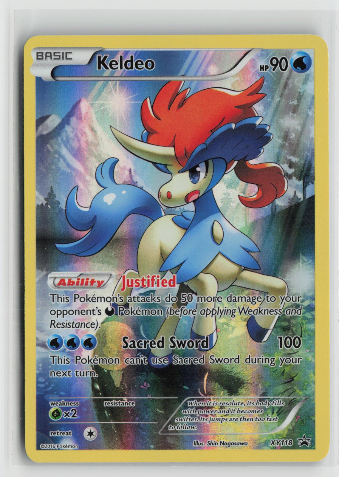 Keldeo XY118 Holo Promo XY Promo Pokemon NM