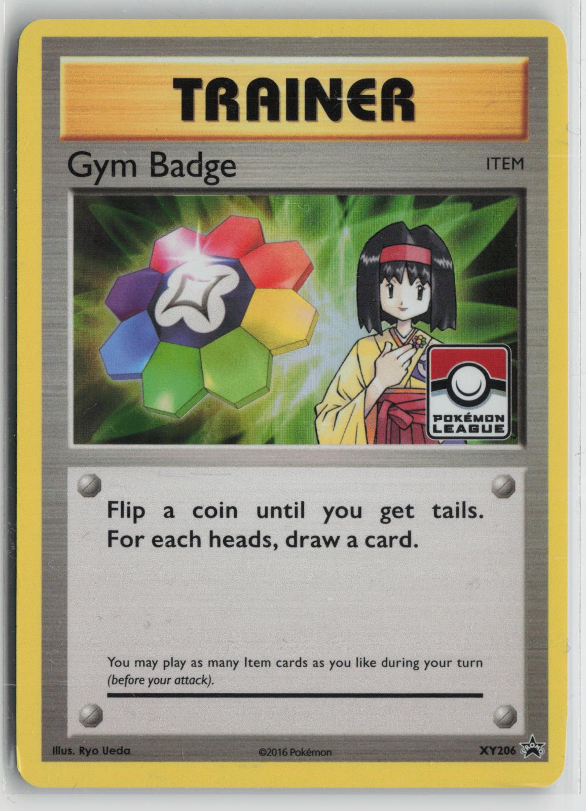 Gym Badge (Erika) XY206 Holo Promo XY Promo Pokemon NM