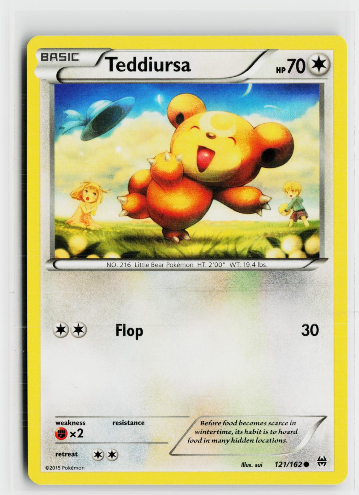 Teddiursa 121/162 BREAKthrough NM C Pokemon