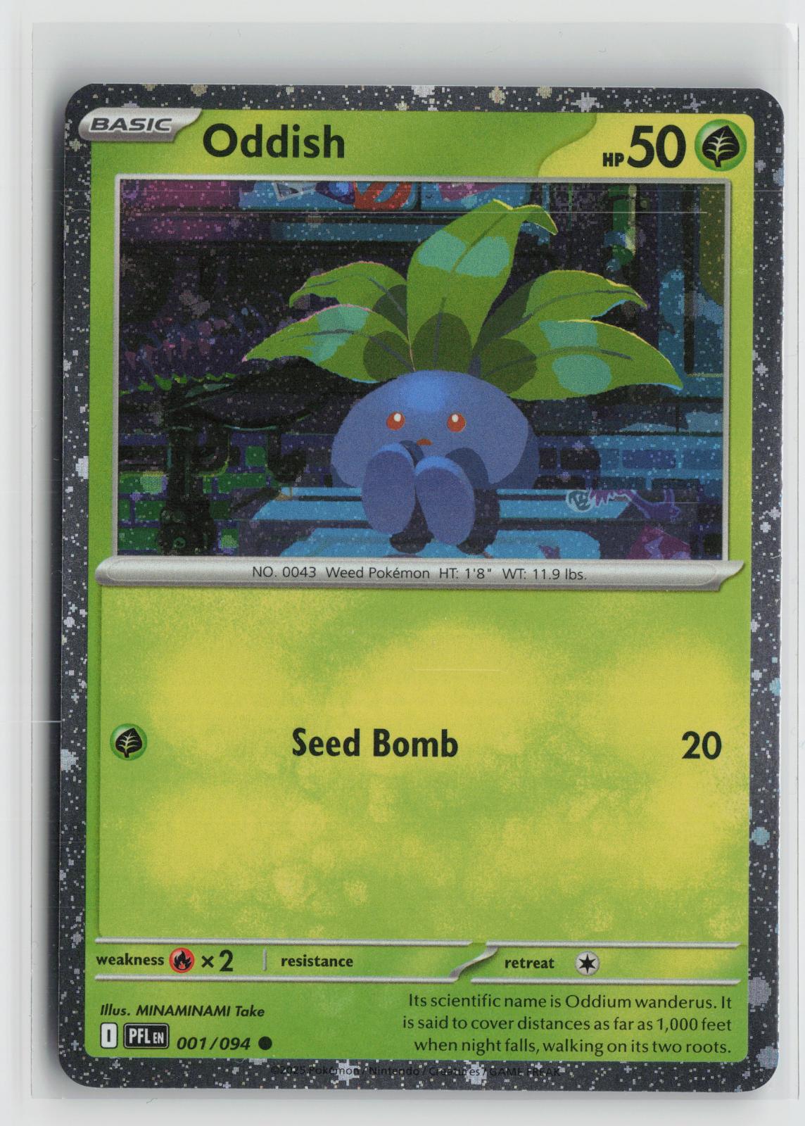 Oddish (Cosmos Holo) 001/094 Miscellaneous Cards & Products NM C Pokemon