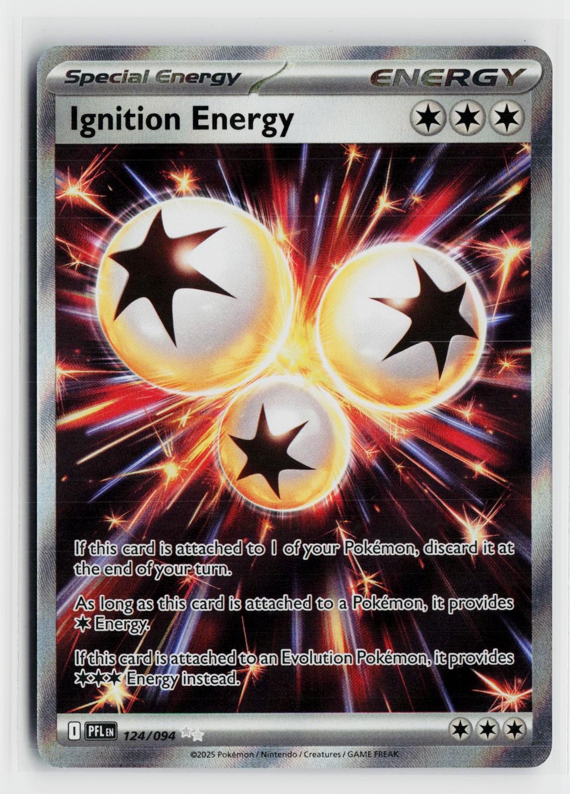 Ignition Energy 124/094 Phantasmal Flames NM UR Holo Pokemon