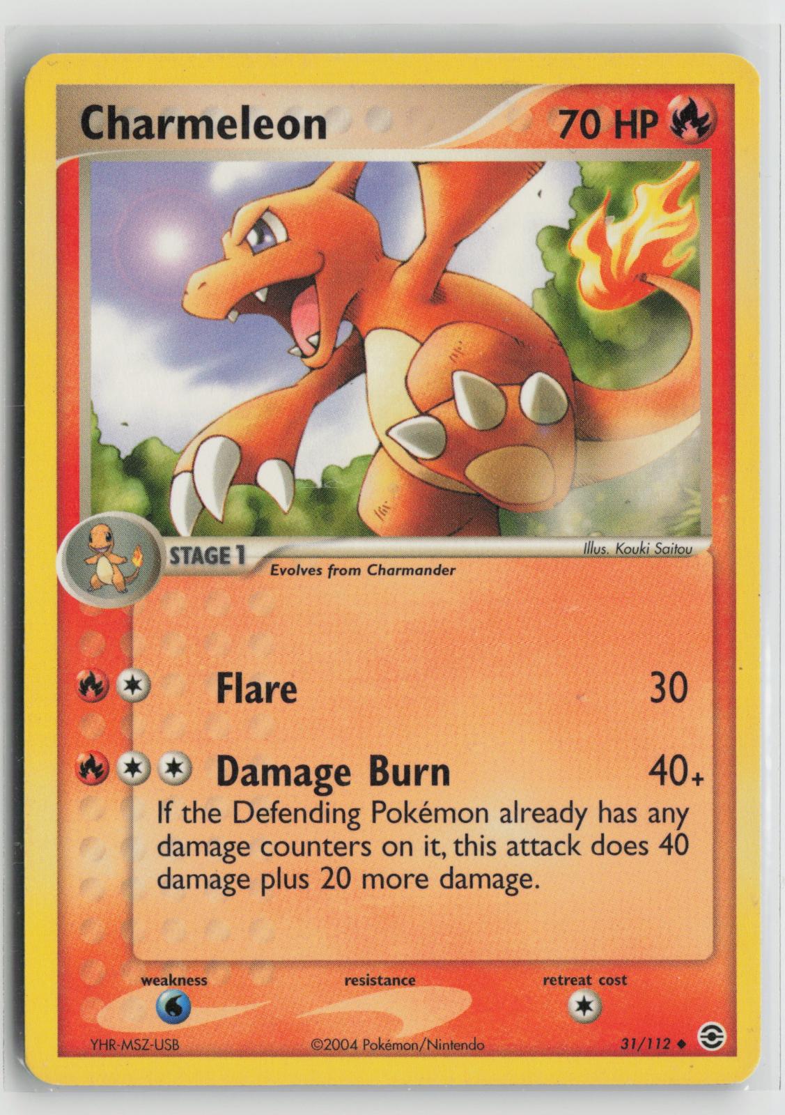 Charmeleon 31/112 Uncommon FireRed & LeafGreen Pokemon LP
