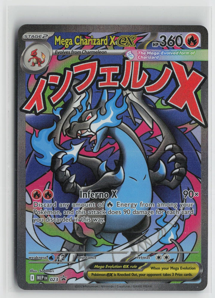 Mega Charizard X ex 023 ME: Mega Evolution Promo NM Holo P Pokemon0