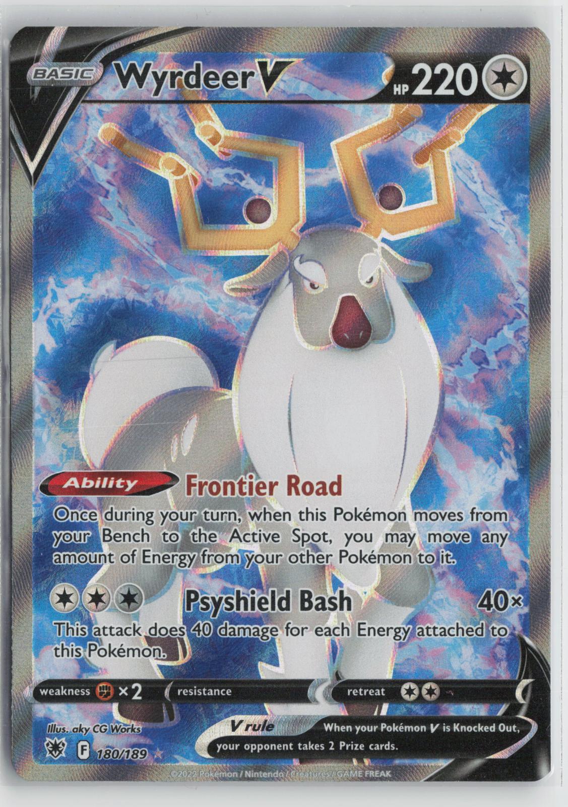 Wyrdeer V 180/189 Ultra Rare Astral Radiance Pokemon Holo NM