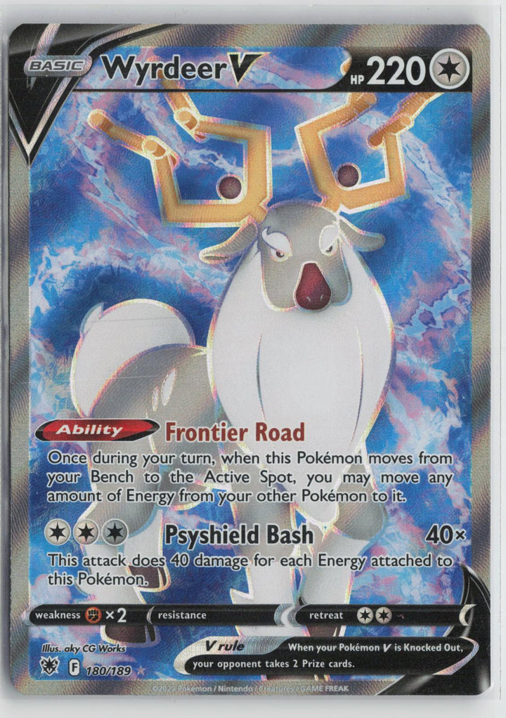 Wyrdeer V 180/189 Ultra Rare Astral Radiance Pokemon Holo NM0