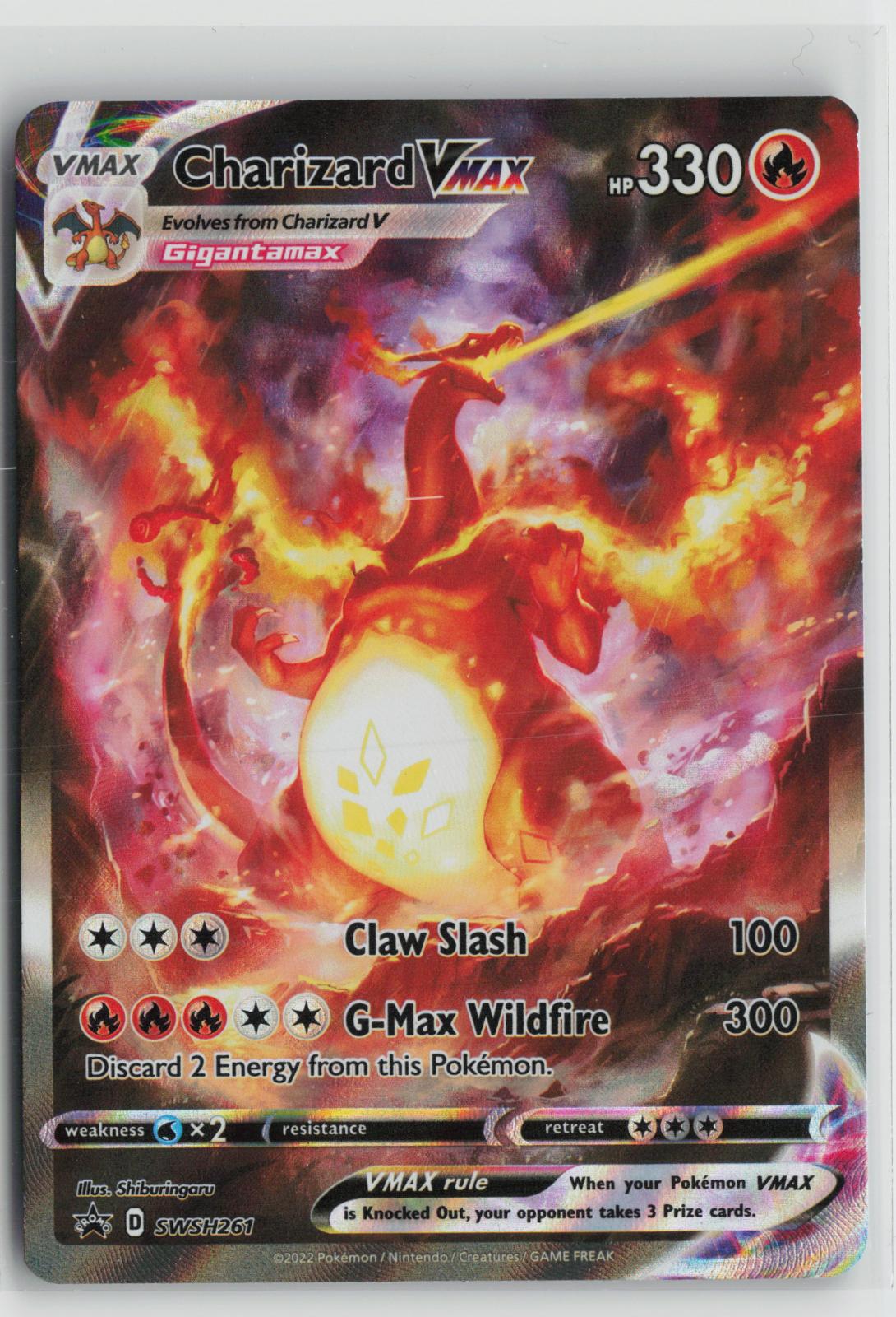 Charizard VMAX SWSH261 Holo Promo Sword & Shield Promo Pokemon NM