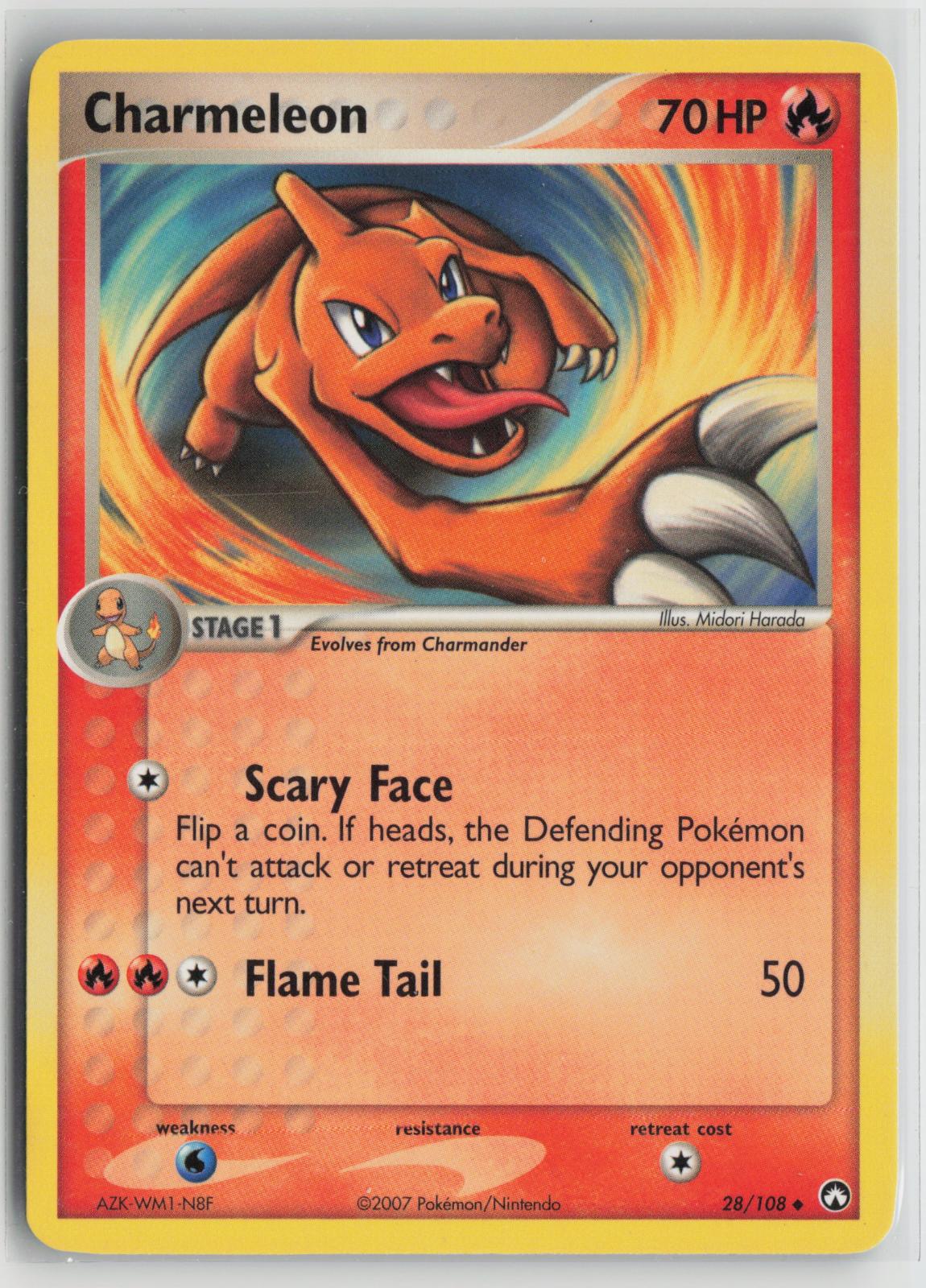 Charmeleon 28/108 Uncommon Power Keepers Pokemon NM