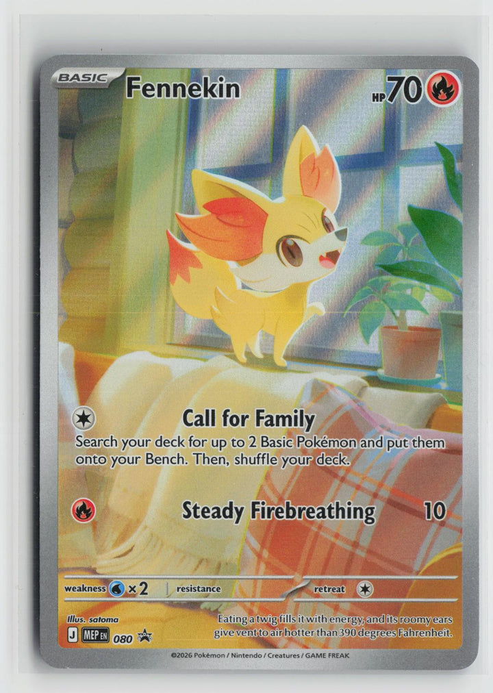 Fennekin 080 ME: Mega Evolution Promo NM Holo P Pokemon0