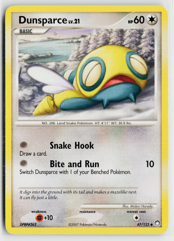 Dunsparce 47/123 Mysterious Treasures NM UC Pokemon0