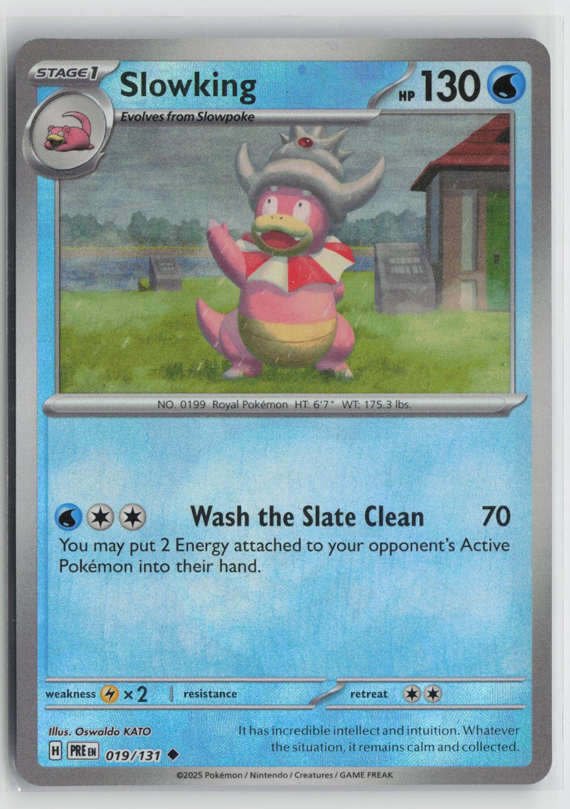 Slowking (Poke Ball Pattern) 019/131 Holo Prismatic Evolutions Pokemon NM