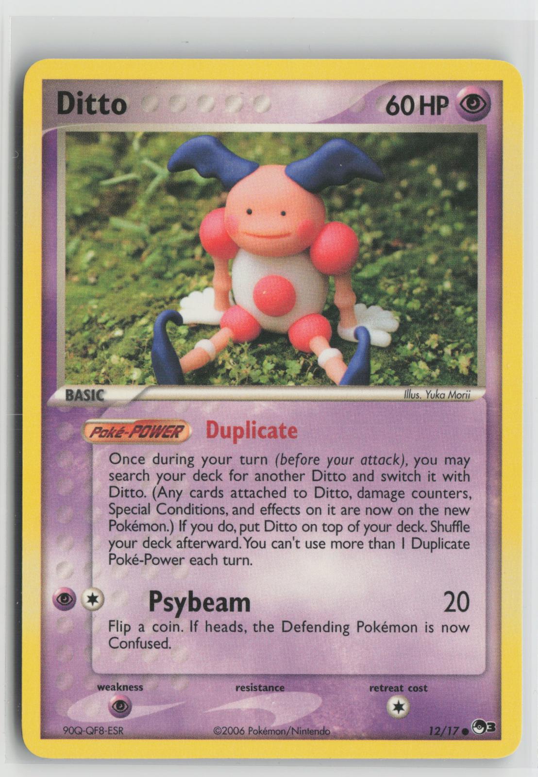 Ditto 12/17 Common POP Series 3 Pokemon NM