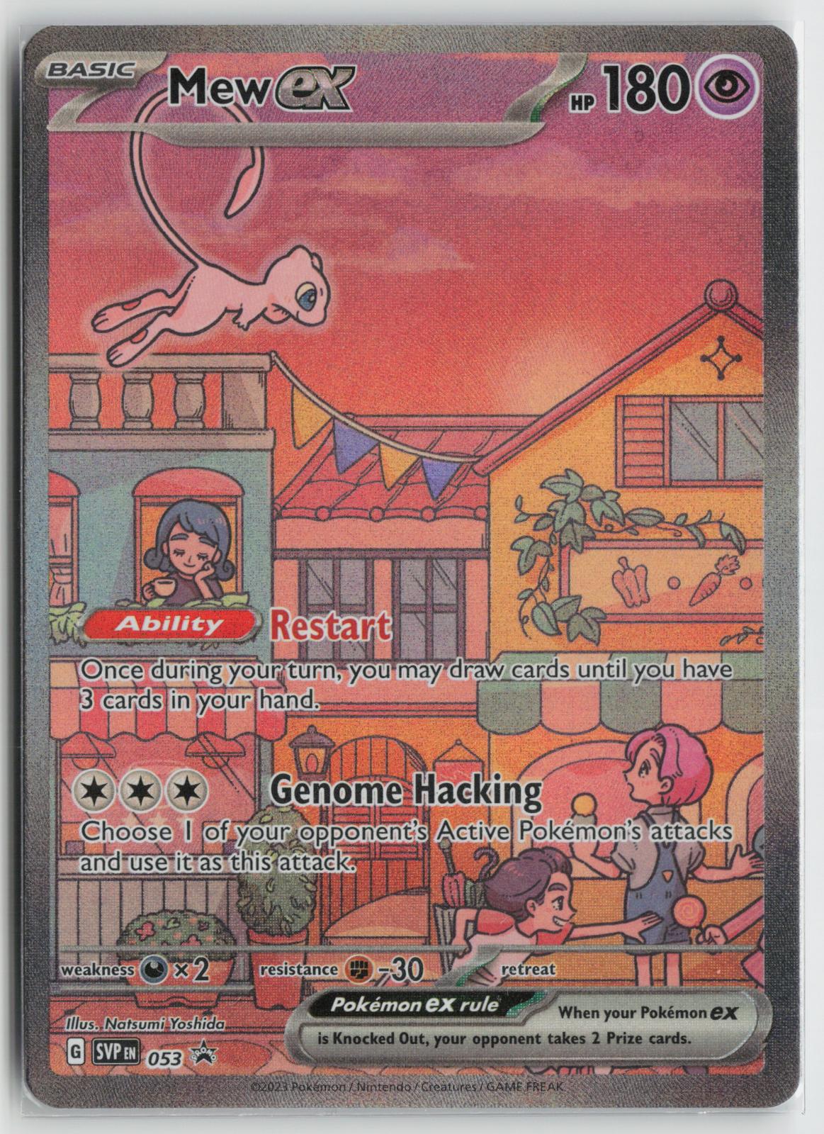 Mew ex 053 Holo Promo Scarlet & Violet Promo Pokemon NM