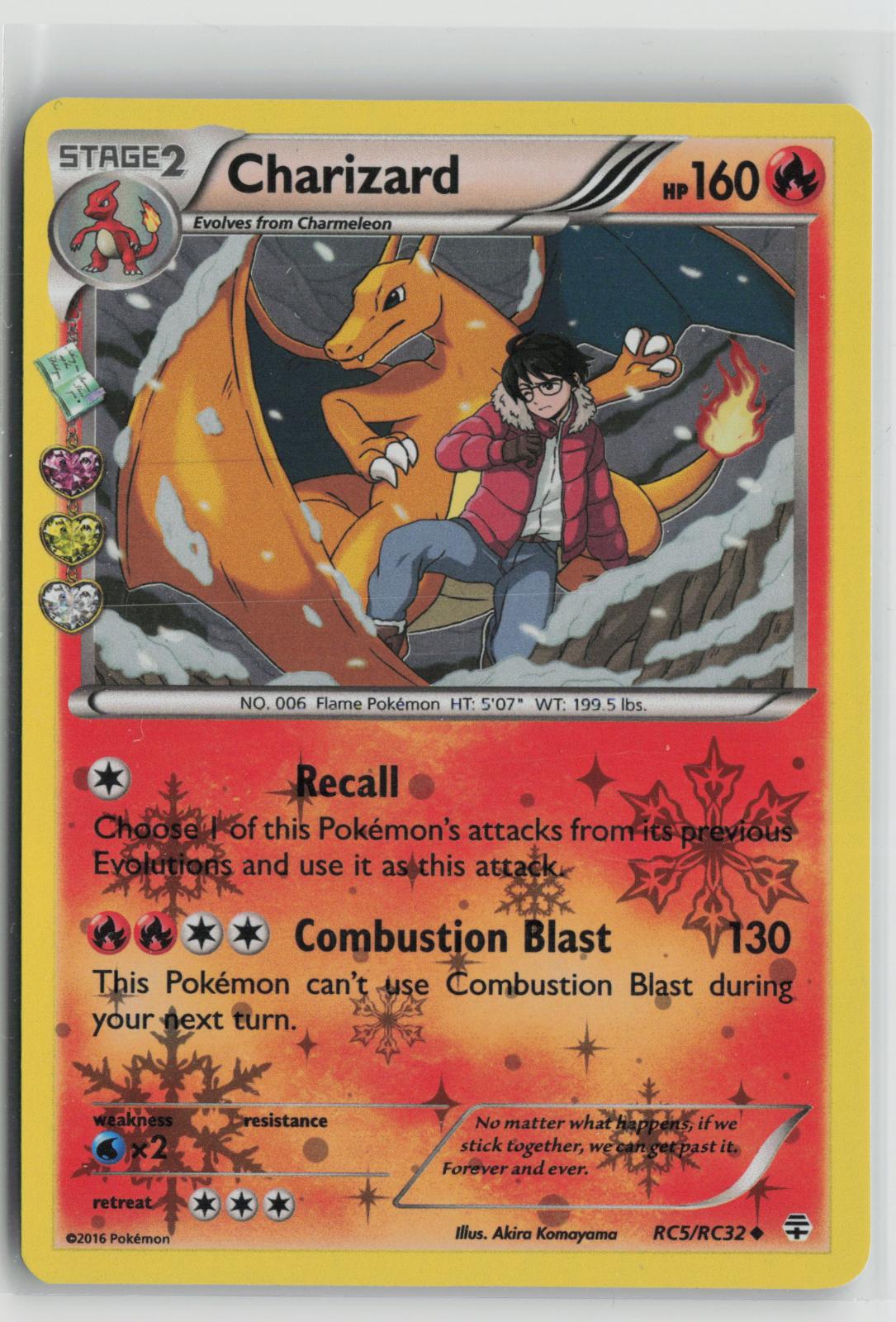 Charizard RC5/RC32 Uncommon Generations Pokemon Holo LP