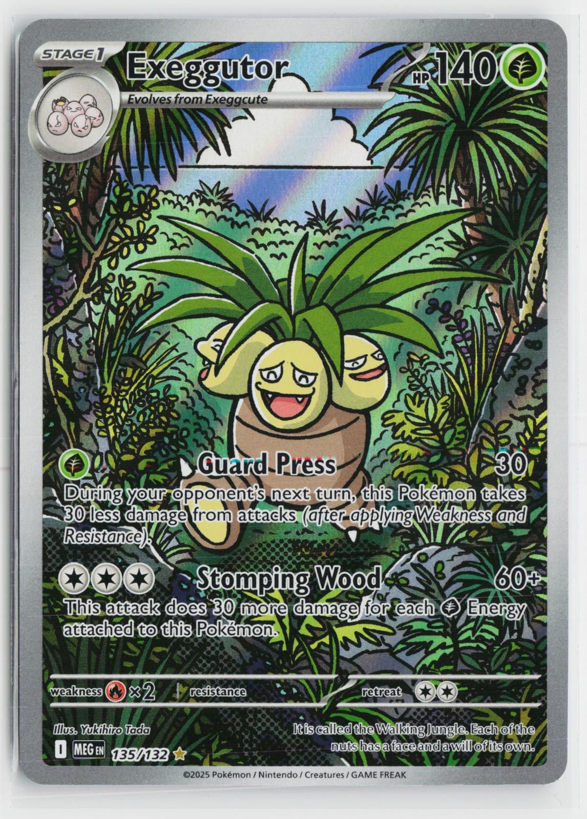 Exeggutor 135/132 Mega Evolution NM IR Holo Pokemon