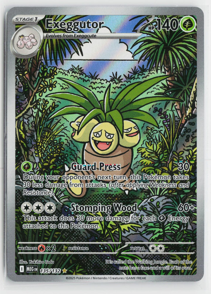 Exeggutor 135/132 Mega Evolution NM IR Holo Pokemon0