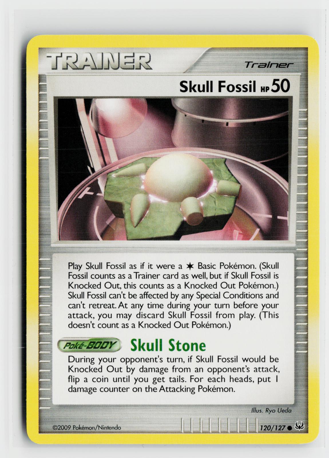 Skull Fossil 120/127 Platinum NM C Pokemon