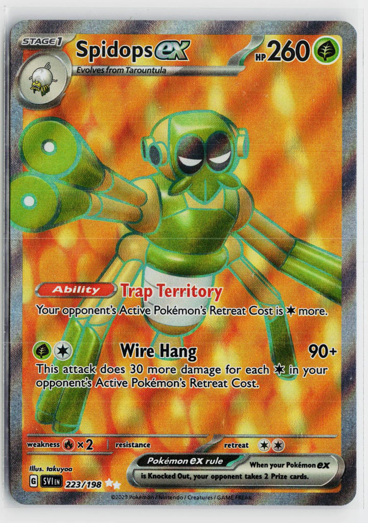 Spidops ex 223/198 Scarlet & Violet NM UR Holo Pokemon0