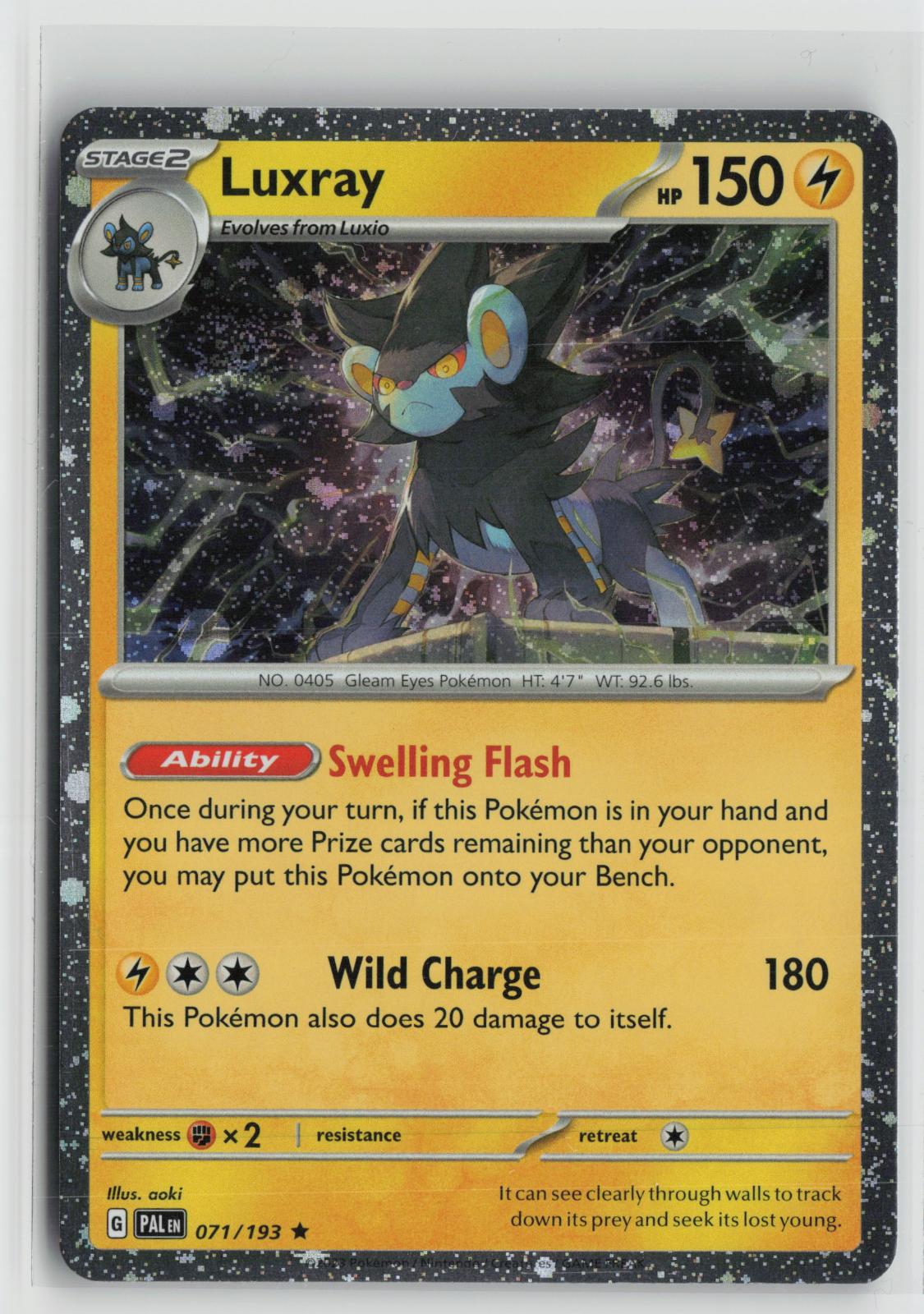 Luxray (Cosmos Holo) 071/193 Rare Miscellaneous Cards & Products Pokemon NM