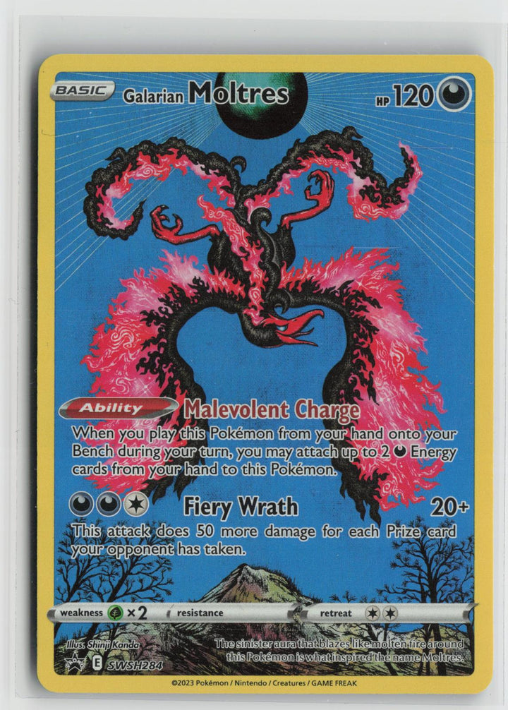 Galarian Moltres SWSH284 Holo Promo Sword & Shield Promo Pokemon NM0
