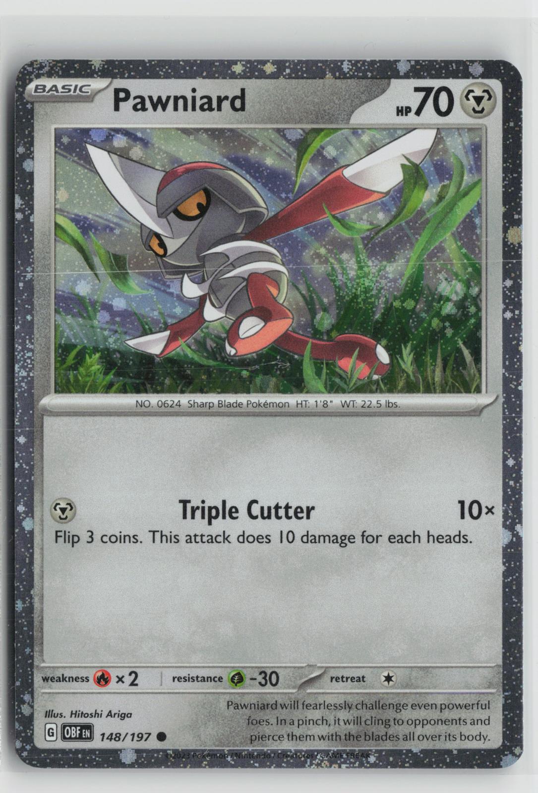 Pawniard (Cosmos Holo) 148/197 Promo Miscellaneous Cards & Products Pokemon NM