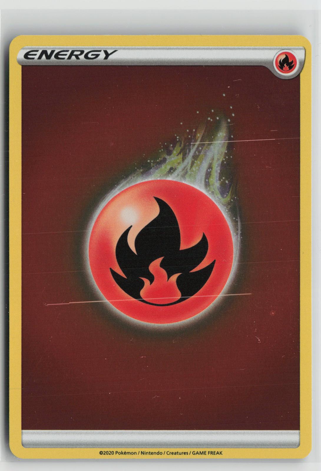 Fire Energy SWSH01: Sword & Shield Base Set NM C Pokemon