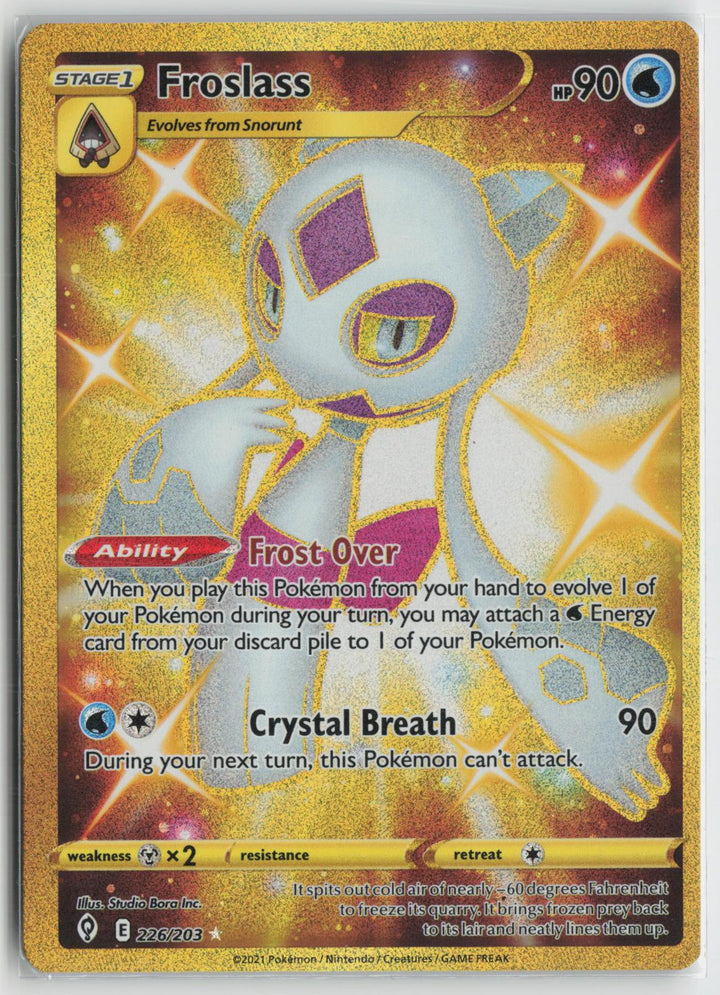 Froslass 226/203 Secret Rare Evolving Skies Pokemon NM0