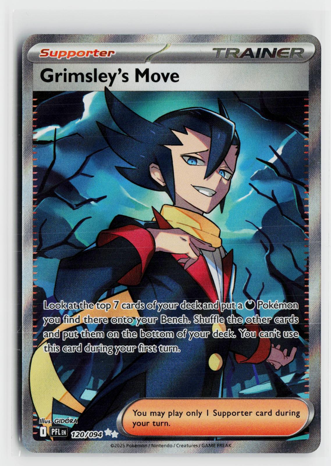 Grimsley's Move 120/094 Phantasmal Flames NM UR Holo Pokemon