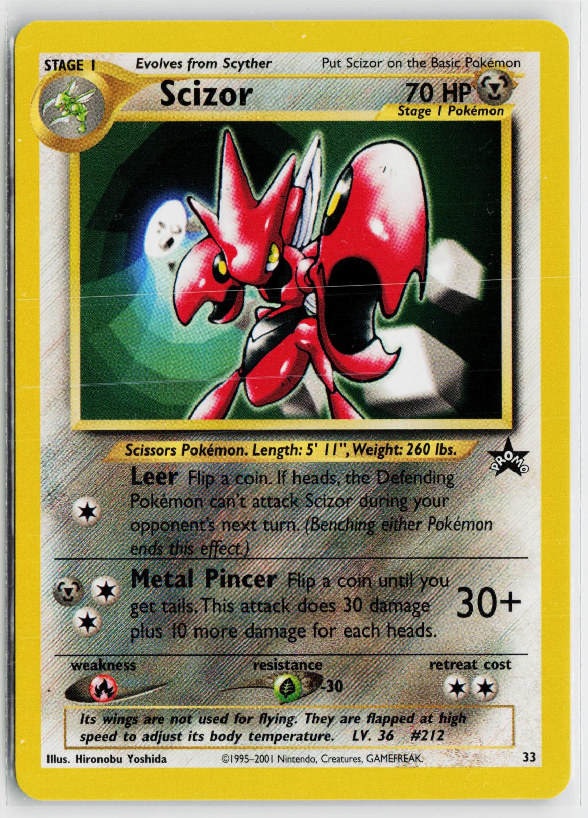 Scizor 33 Wizards Black Star Promos NM P Pokemon