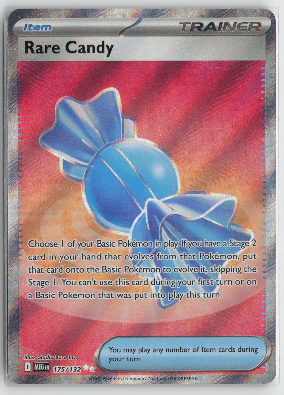Rare Candy 175/132 Mega Evolution NM Ultra Rare Holo Pokemon