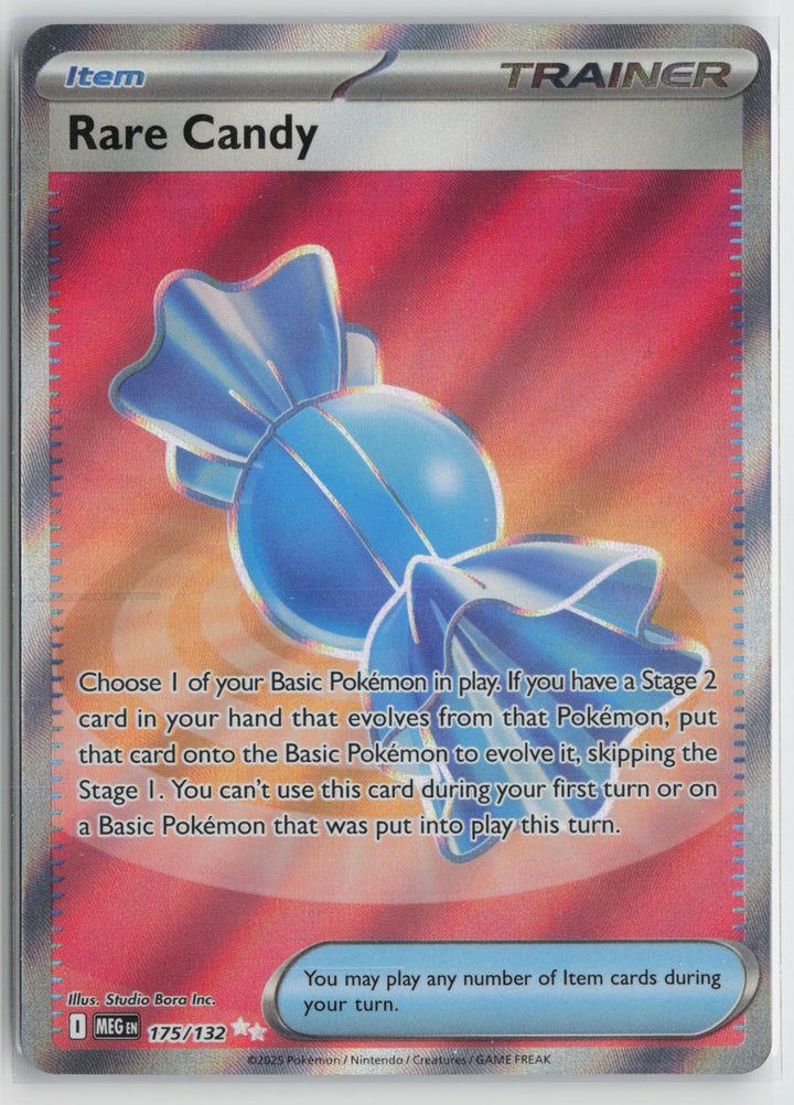 Rare Candy 175/132 Mega Evolution NM Ultra Rare Holo Pokemon0