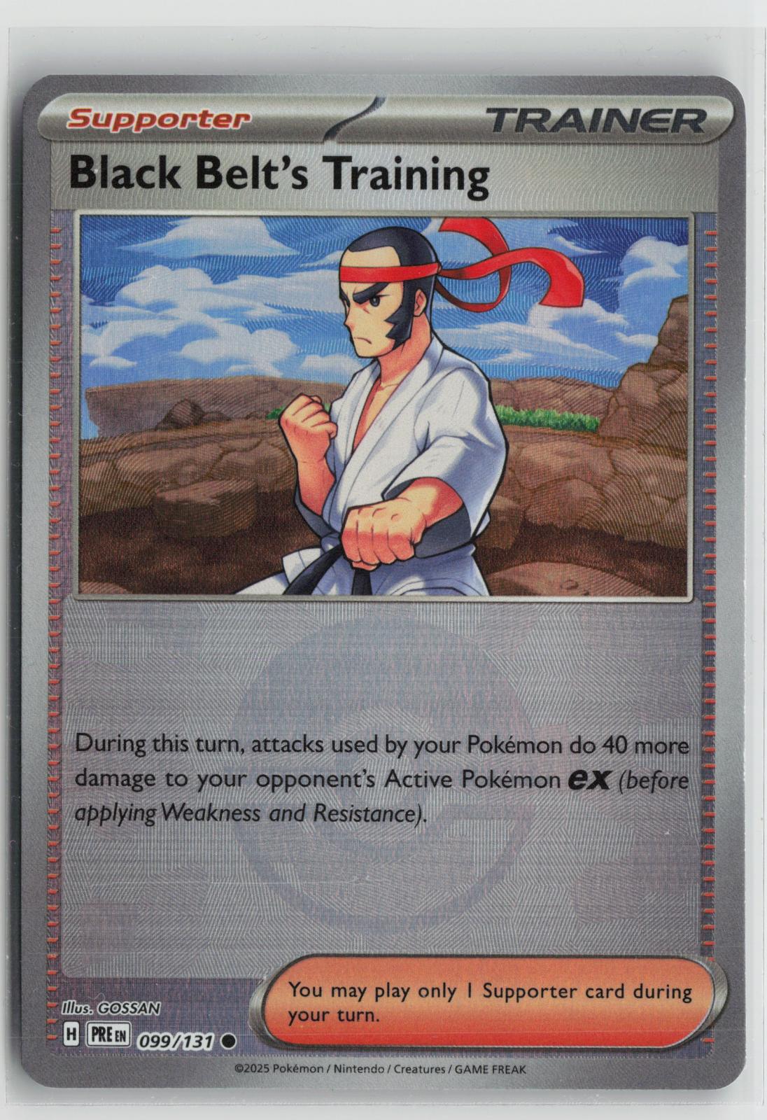 Black Belt's Training (Poke Ball Pattern) 099/131 Prismatic Evolutions NM