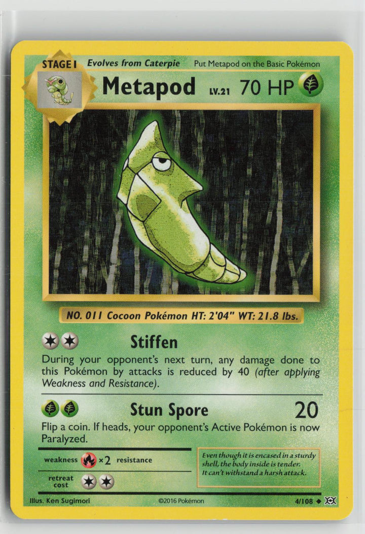 Metapod 4/108 Evolutions NM UC Pokemon0