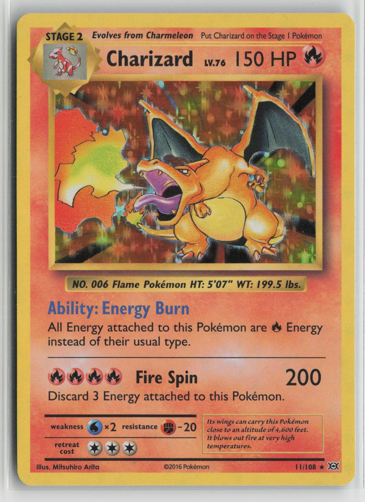 Charizard 11/108 Evolutions NM Holo R Pokemon0