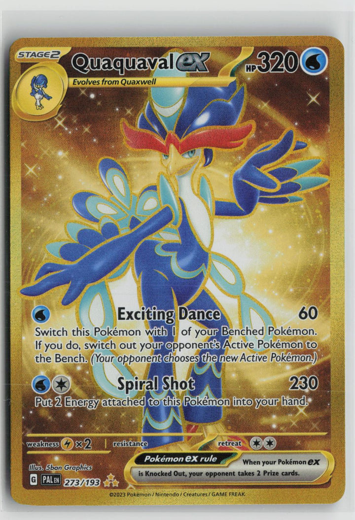 Quaquaval ex 273/193 Hyper Rare Paldea Evolved Pokemon Holo NM0