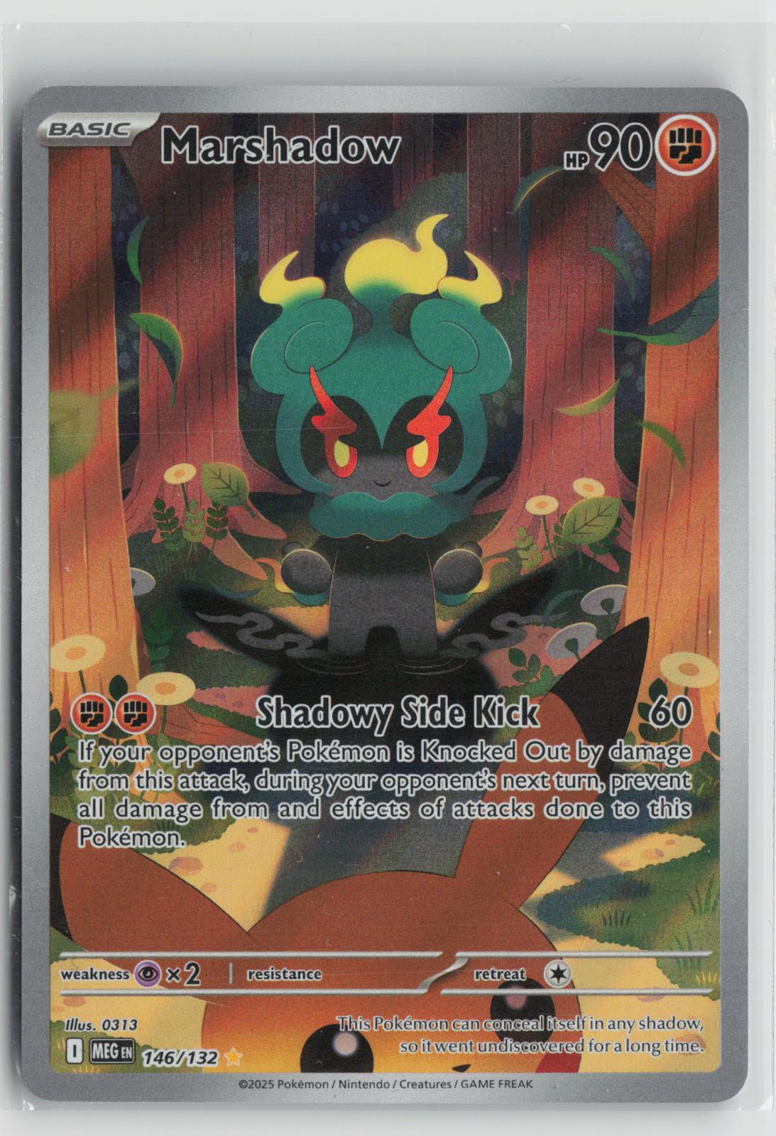 Marshadow 146/132 Mega Evolution NM Illustration Rare Holo Pokemon
