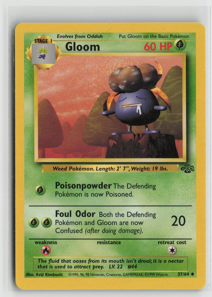 Gloom 37/64 Uncommon Jungle Pokemon NM0