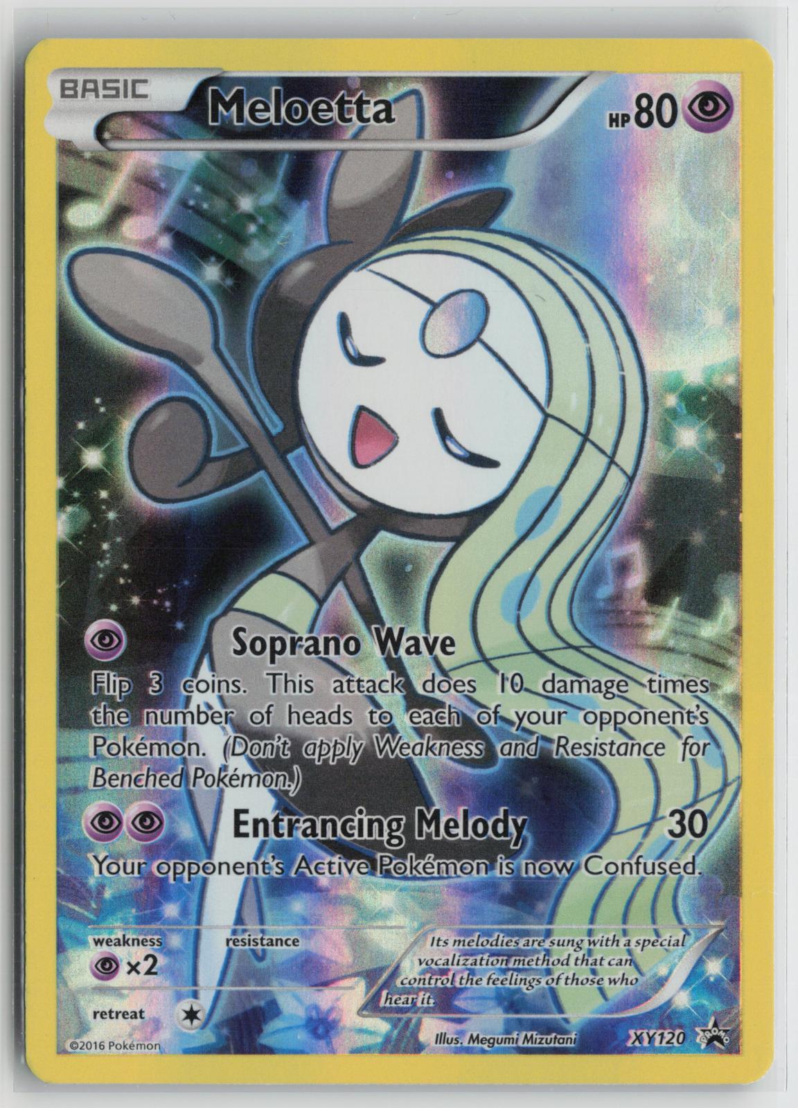 Meloetta XY120 XY Promo NM Holo P Pokemon
