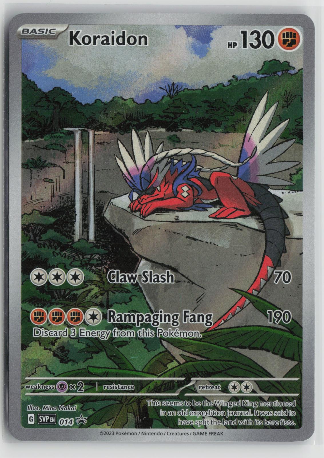 Koraidon 014 Scarlet & Violet Promo NM Holo P Pokemon