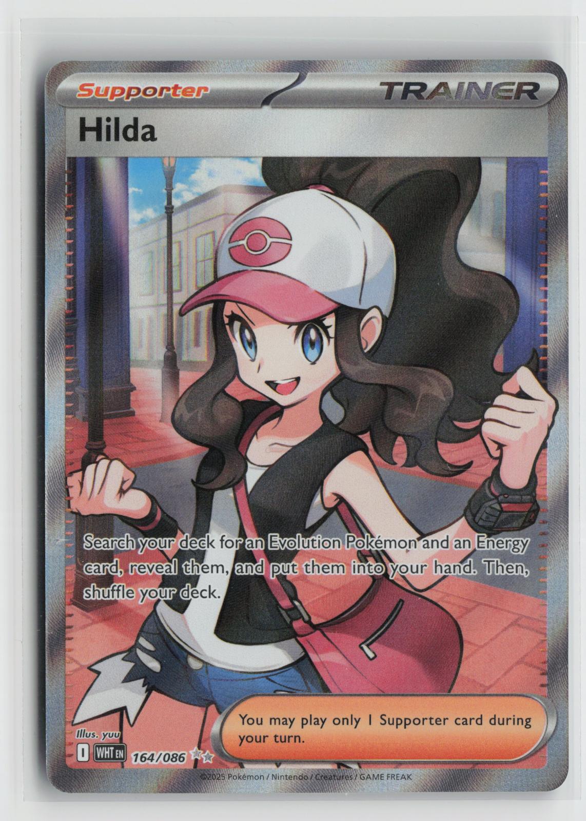 Hilda 164/086 White Flare NM Holo Ultra Rare Pokemon