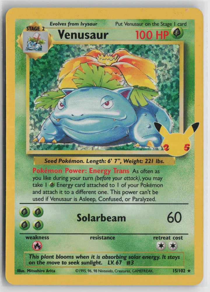 Venusaur 15/102 Classic Collection Celebrations: Classic Collection Pokemon NM0