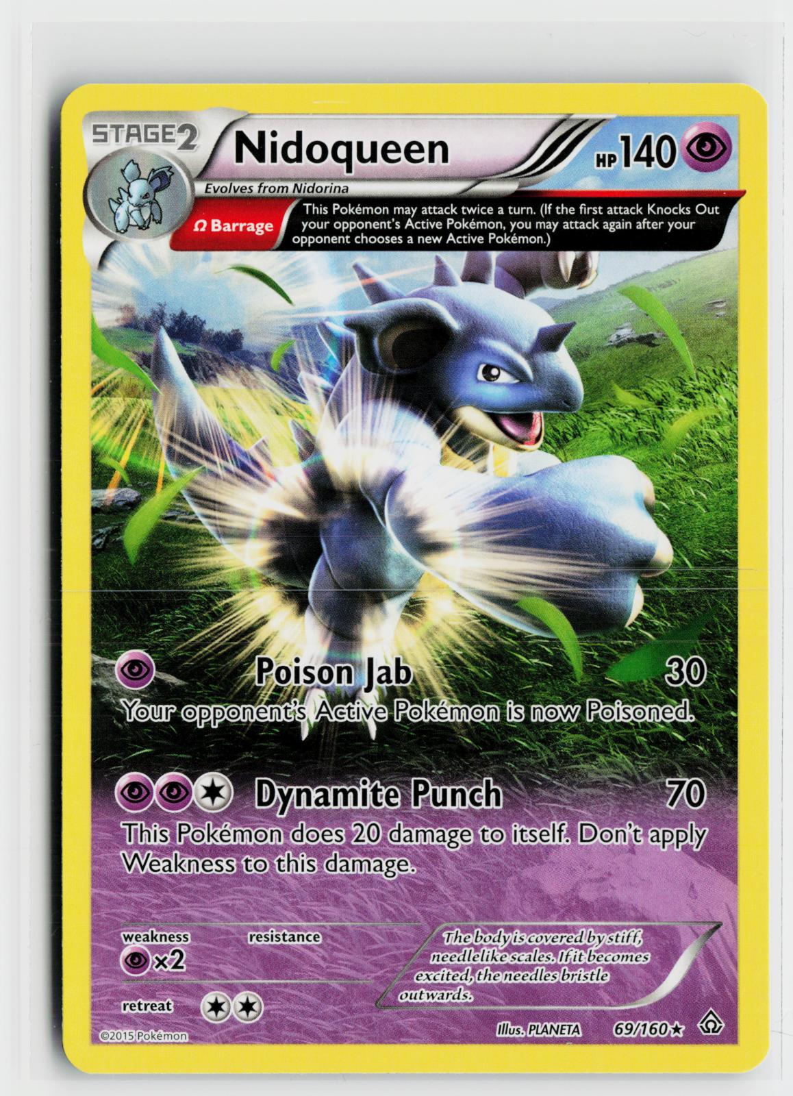 Nidoqueen 69/160 Primal Clash NM R Pokemon