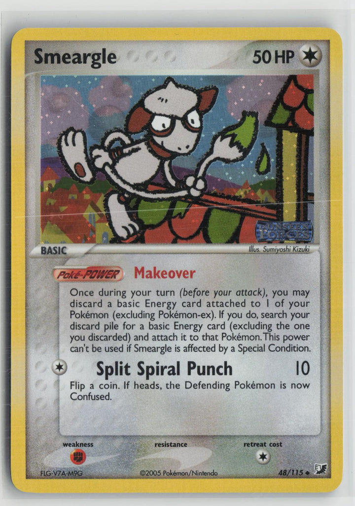 Smeargle 48/115 Reverse Holo Unseen Forces Pokemon NM0