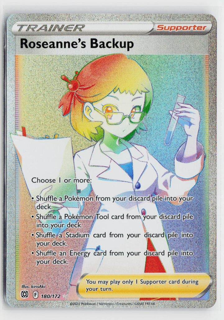 Roseanne's Backup 180/172 Brilliant Stars NM Rainbow Holo Pokemon0