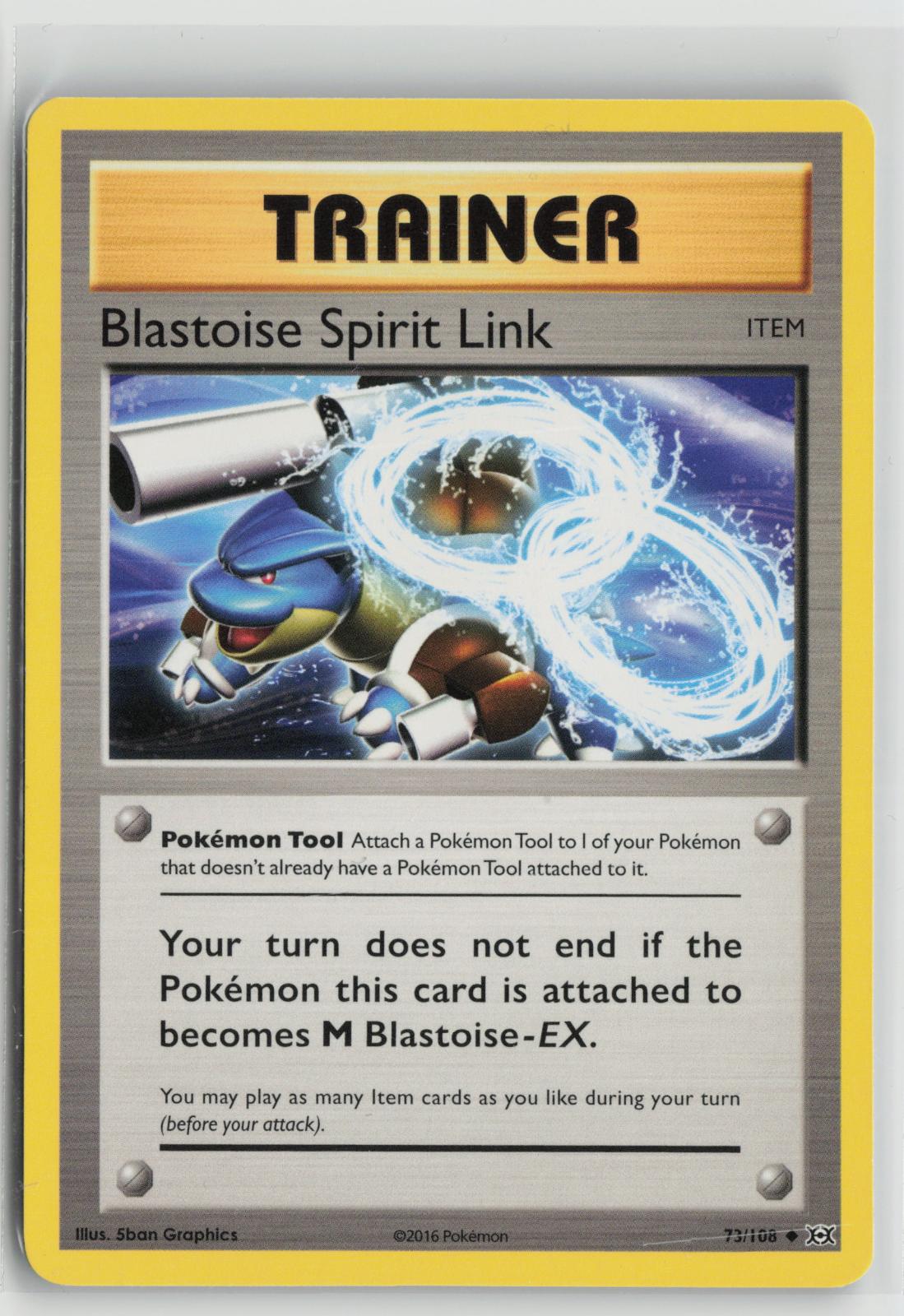 Blastoise Spirit Link 73/108 Uncommon Evolutions Pokemon NM