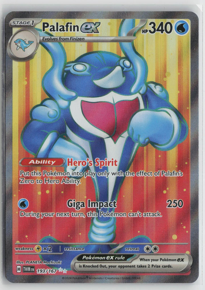 Palafin ex 193/167 Twilight Masquerade NM Ultra Rare Holo Pokemon0