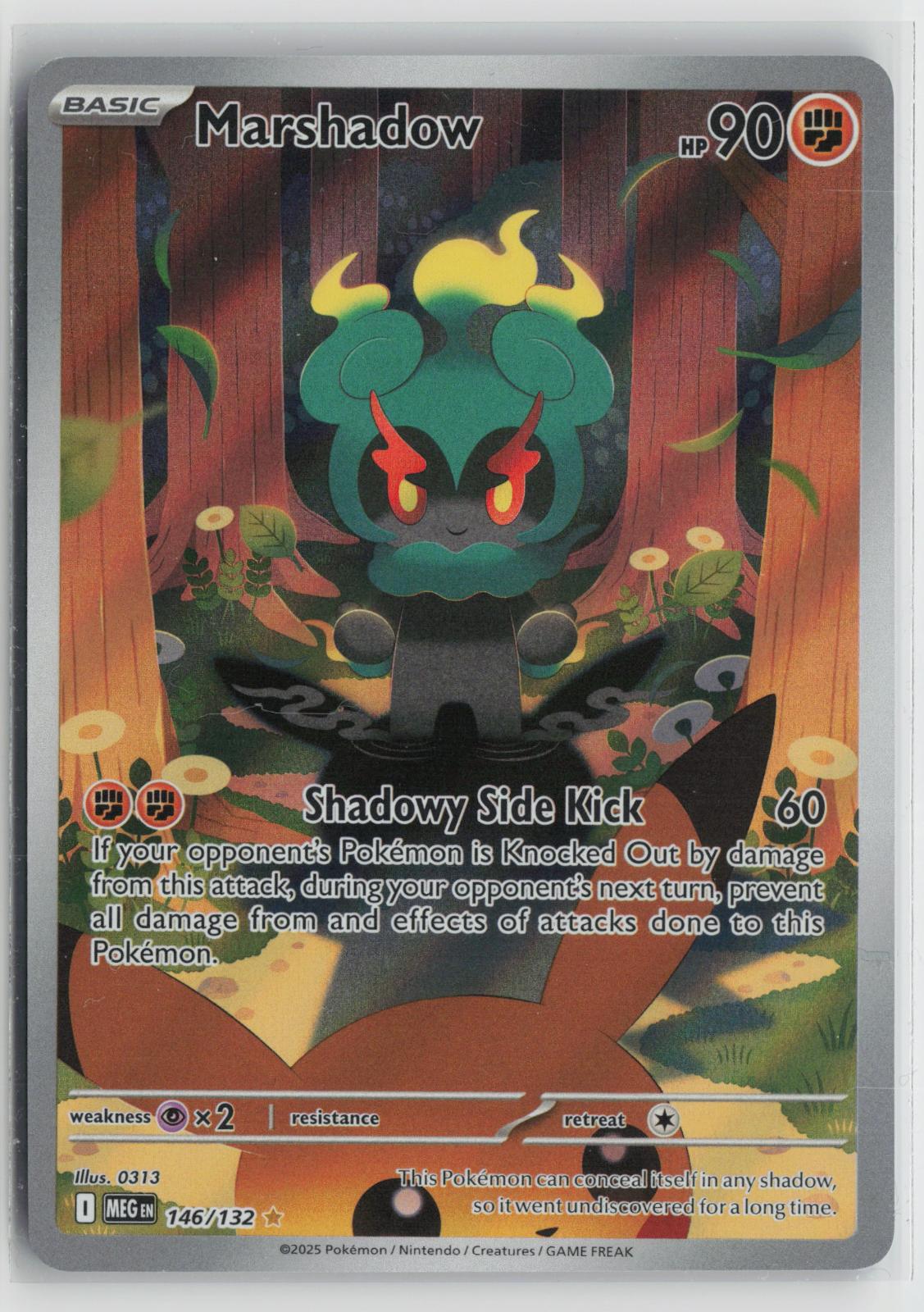 Marshadow 146/132 Illustration Rare Mega Evolution Pokemon Holo NM
