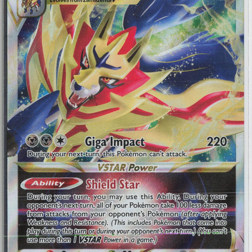 Zamazenta VSTAR 099/159 Holo VSTAR Rare Crown Zenith Pokemon NM0